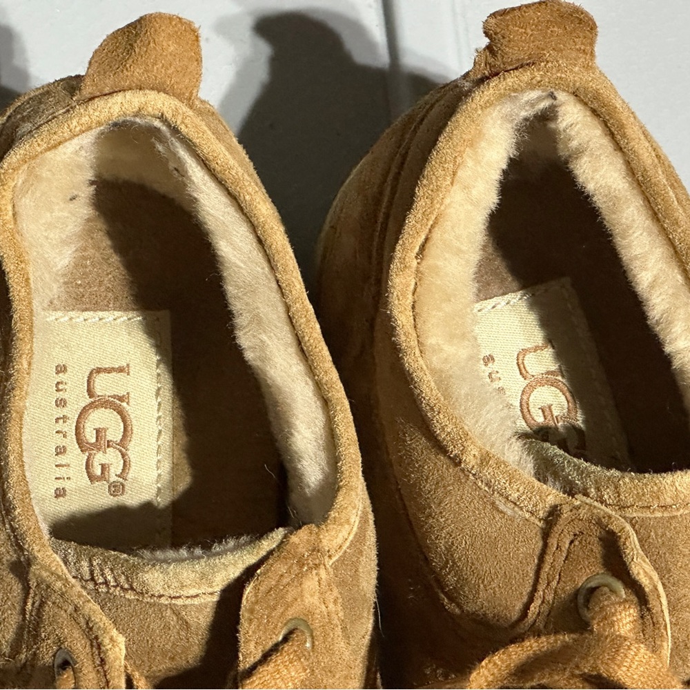 Ugg Chestnut Suede Shearling-Lined Suede Sneakers… - image 4